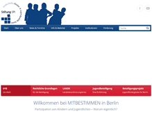 Tablet Screenshot of mitbestimmen-in-berlin.de